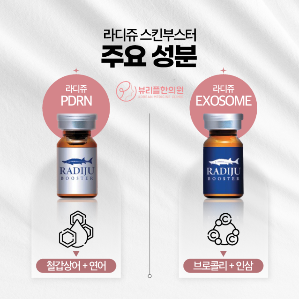 압구정 뷰리플한의원 라디쥬 스킨부스터 주요 성분